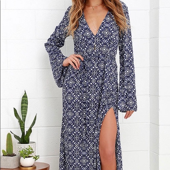 Lulus Dresses & Skirts - Lulu’s Blue Maxi Dress